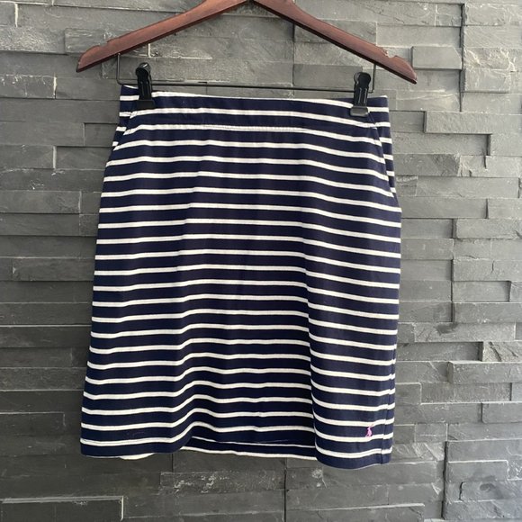 Joules Navy/White Stripe Nautical Portia Skirt Size 4- 200594 - Picture 9 of 9
